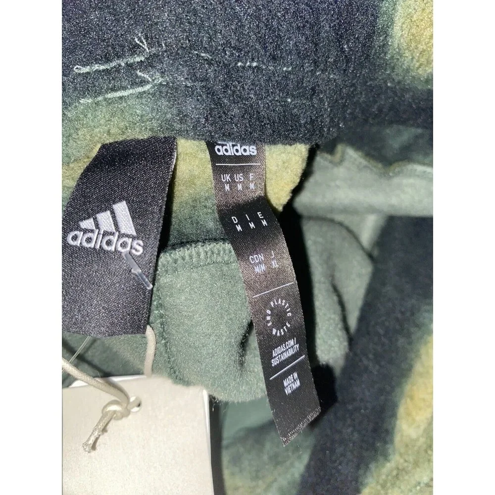adidas Pants Joggers Men's Sportswear Polar Fleece Nature Print HS3256 size‎ M